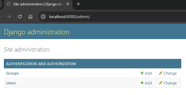 entidades do django