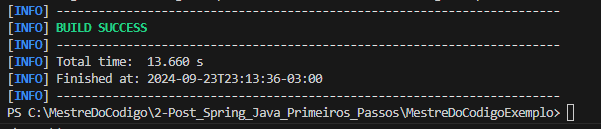 Compilado com sucesso